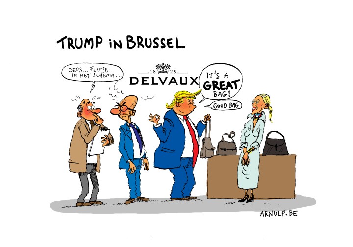 Trump in Brussel